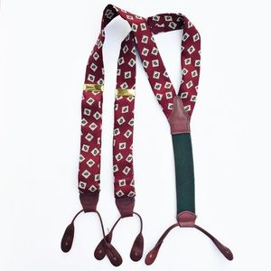 Polo Ralph Lauren Paisley Silk Braces Suspenders